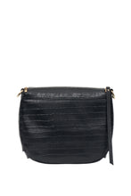 Saben - Fifi Crossbody Bag, Black Croc