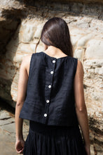 Sophie - Shell Buttons Top, Cocoa