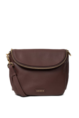 Saben - Fifi Crossbody Bag, Espresso