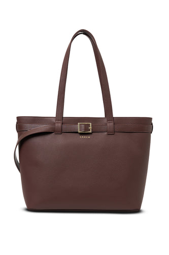 Saben - Tabby Shoulder Bag, Espresso/Bronze
