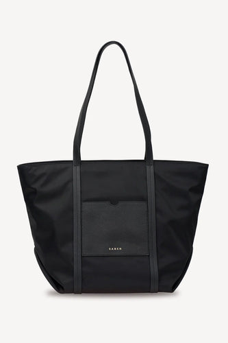 Saben - Porter Tote, Black Recycled Nylon