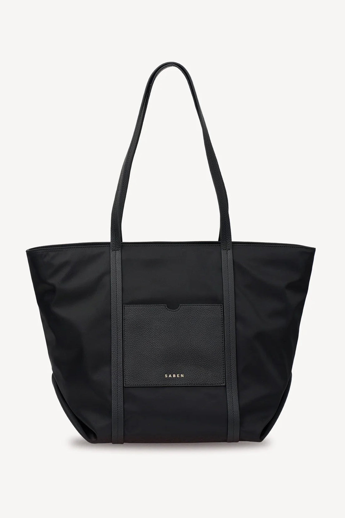 Saben - Porter Tote, Black Recycled Nylon