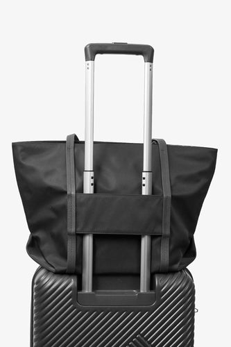 Saben - Porter Tote, Black Recycled Nylon