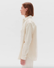 Assembly Label - Womens Denim Overshirt, Ecru