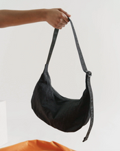 Baggu - Medium Nylon Crescent Bag, Black