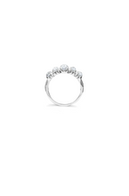 Stolen Girlfriends Club Jewellery - Halo Cluster Ring, Moonstone/Silver