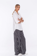 BLAK - Supreme Pant, Black/White Stripe