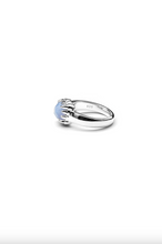 Stolen Girlfriends Club Jewellery - Baby Claw Ring, Sterling Silver/ Blue Lace Agate