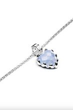 Stolen Girlfriends Club Jewellery - Love Claw Necklace, Sterling Silver/Blue Lace Agate