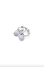 Stolen Girlfriends Club Jewellery - Love Anchor Earrings, Blue Lace Agate/ Sterling Silver