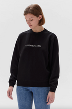 Assembly Label - Logo Fleece, True Black/White