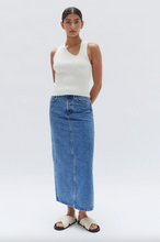 Assembly Label - Lunda Asymmetric Top, Antique White