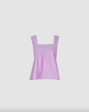 Ruby - Margie Tie Top, Pink Stripe