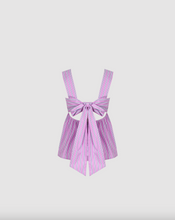Ruby - Margie Tie Top, Pink Stripe