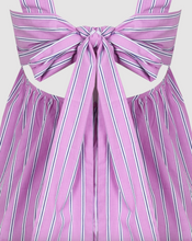 Ruby - Margie Tie Top, Pink Stripe