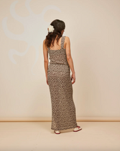 Ruby - Lane Crinkle Skirt, Brown Daisy