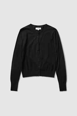 Assembly Label - Semra Cotton Cashmere Cardigan, Black