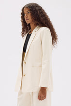 Assembly Label - Simone Cotton Linen Blend Jacket, Oat Marle