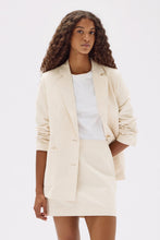 Assembly Label - Simone Cotton Linen Blend Jacket, Oat Marle