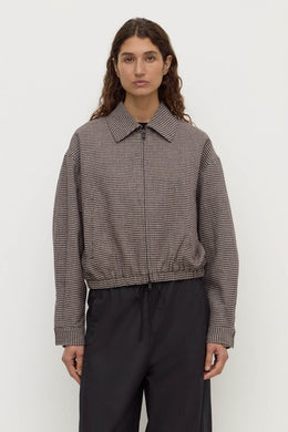 Assembly Label - Solana Wool Jacket, Brown/Black Check