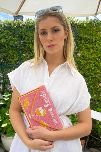 Dark Hampton - Spritz Please Beaded Bag