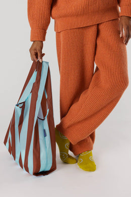 Baggu - Standard Baggu, Raisin Awning Stripe