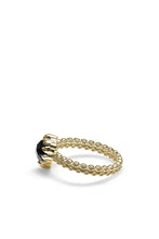 Stolen Girlfriends Club Jewellery - Mini Claw Ring, Gold Plated/ Onyx