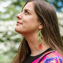 Studio Soph - Flower Drop Earrings, Tulip