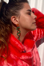 Studio Soph - Snake Earrings, Green