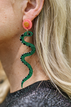 Studio Soph - Snake Earrings, Green