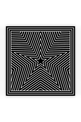 Dark Hampton -Tait Petite Silk Scarf, Black and White Stripe