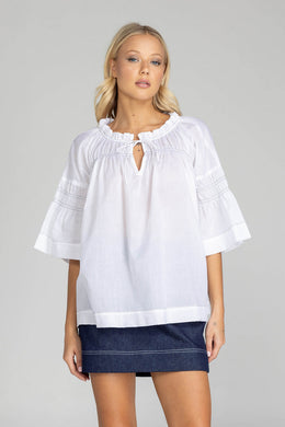 Blak - Thea Top, White/ Black