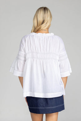 Blak - Thea Top, White/ Black