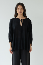 Sophie - Tie Top, Black