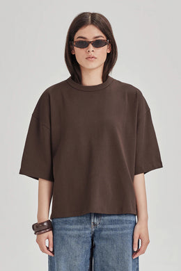 Commoners - Heavy Boxy Tee, Cocoa