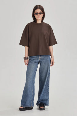 Commoners - Heavy Boxy Tee, Cocoa