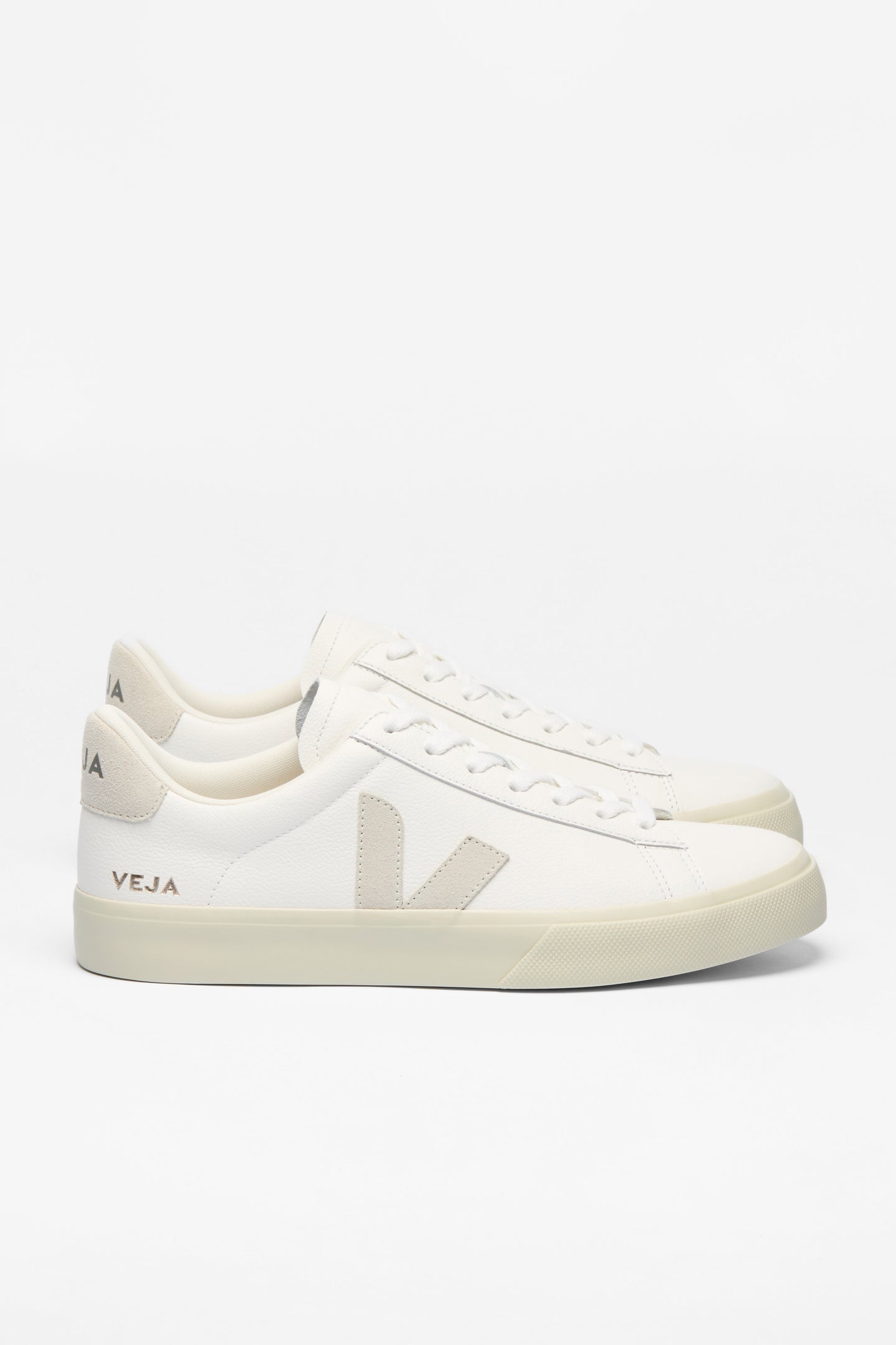 Veja - Campo Leather Sneakers, White Natural