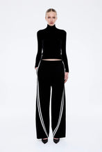 Ena Pelly - Valentina Stripe Pant, Black / Off White