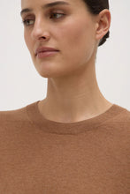 Assembly Label -  Vanya Cotton Cashmere Knit Tee, Bronze