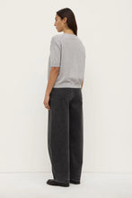 Assembly Label - Vanya Cotton Cashmere Knit Tee, Grey Marle