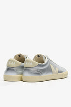 Veja - Volley Leather Sneaker, Silver/ Pierre