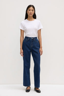 Assembly Label - Vintage Straight Jean, Heritage Blue