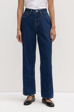 Assembly Label - Vintage Straight Jean, Heritage Blue