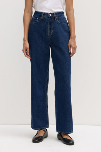 Assembly Label - Vintage Straight Jean, Heritage Blue