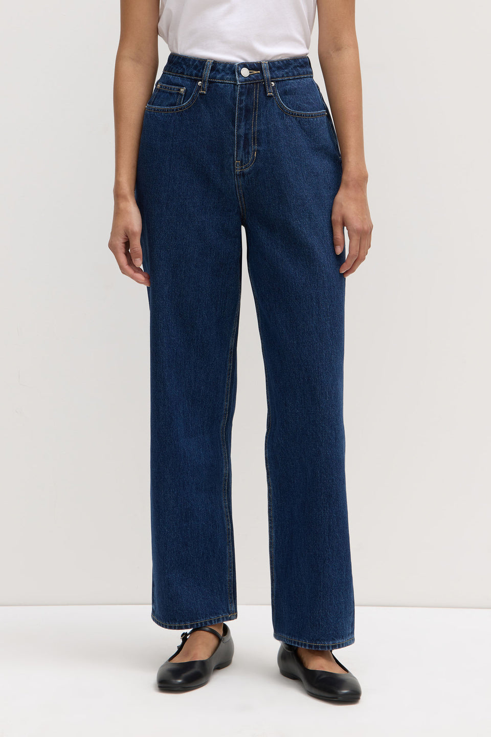Assembly Label - Vintage Straight Jean, Heritage Blue