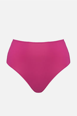 Videris Lingerie - Whitney High Waist Bikini Brief, Bohemian Magenta