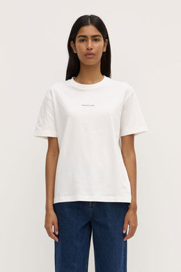 Assembly Label - Womens Atelier Logo Tee, Antique White