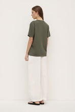Assembly Label - Womens Atelier Logo Tee, Moss
