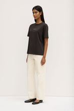 Assembly Label - Womens Atelier Logo Tee, Washed Black
