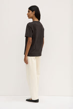 Assembly Label - Womens Atelier Logo Tee, Washed Black